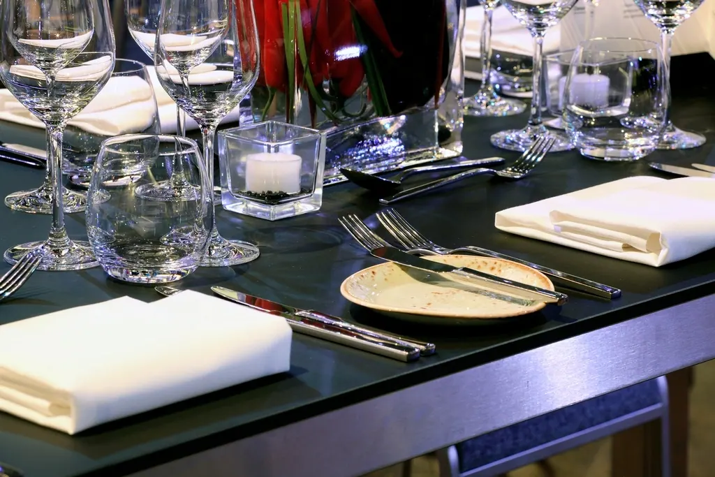 Dinnertisch Algarve Edelstahl/schwarz Ansicht 2
