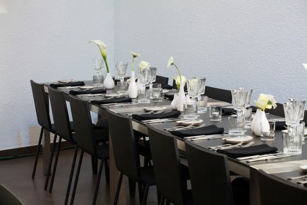 Dinnertisch Algarve Edelstahl/schwarz Ansicht 5