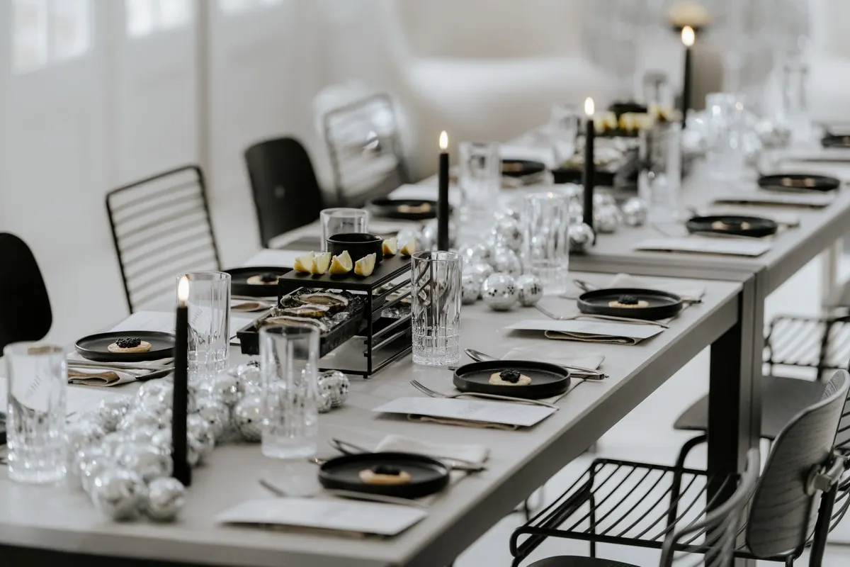 Dinnertisch Algarve schwarz/Beton Ansicht 3