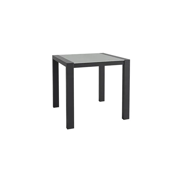 Dinnertisch Algarve schwarz/Beton