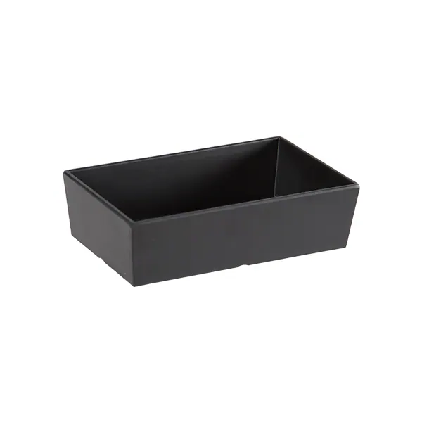 Besteckbox Melamin mattschwarz 27 16