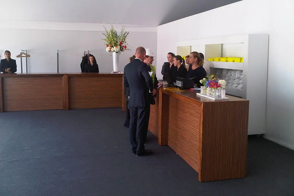 Brückentisch-Counter Monte Carlo zebrano Ansicht 3