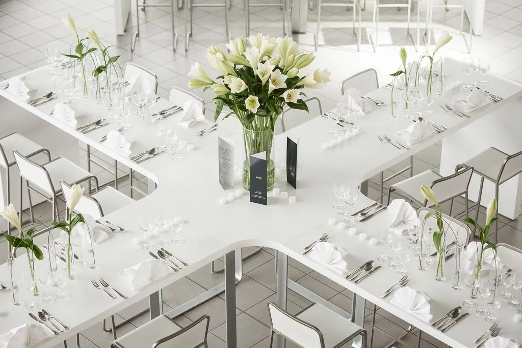 Brunch-Tischplatte 4-Fach Connectorelement Kreuz Ansicht 2