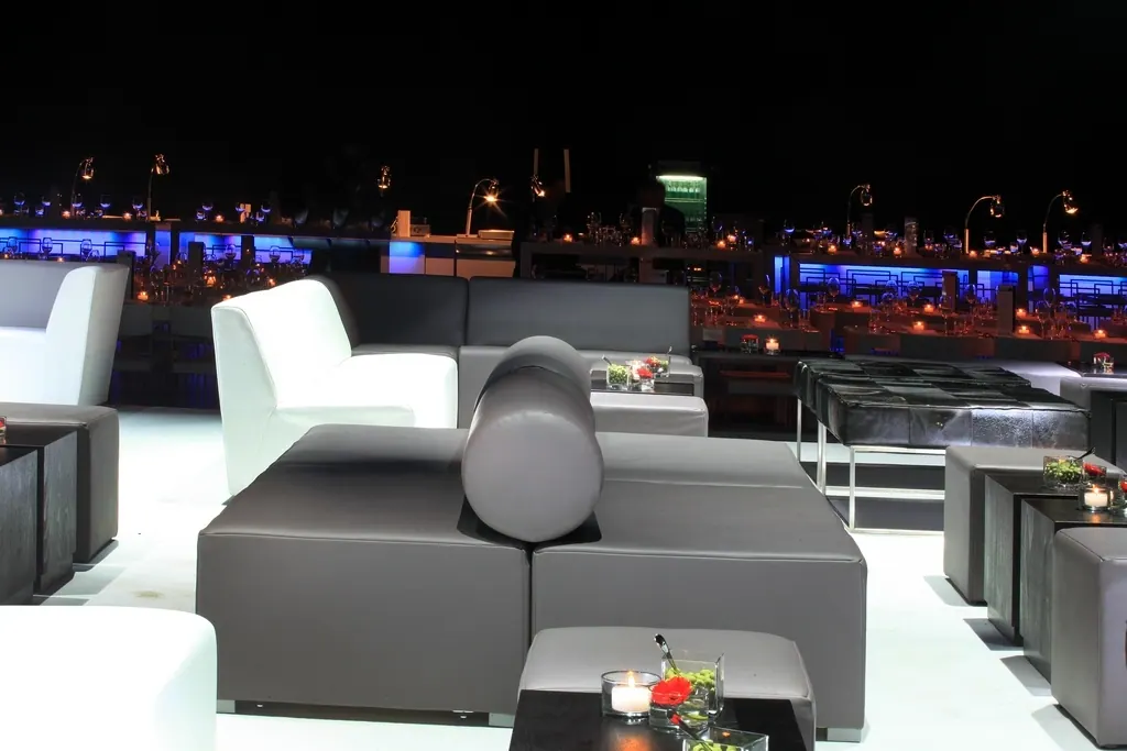 Lounge-Hocker Cannes platingrau T70 Ansicht 3