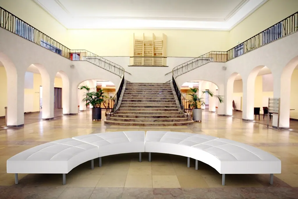 Endless curved Seat Yachtleder Ansicht 3