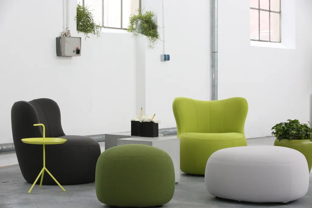 Kipu Hocker 57 melange Ansicht 2
