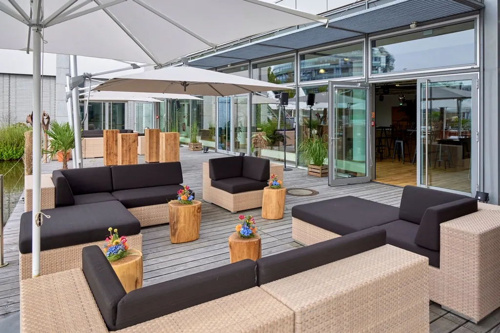 Lounge Corner Module Dedon bleach mit Kissensatz Ansicht 3
