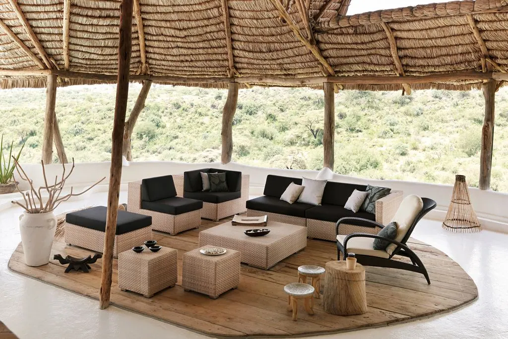 Lounge Corner Module Dedon bleach mit Kissensatz Ansicht 4