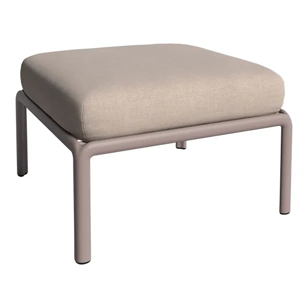 Loungehocker Komodo taupe mit Sitzkissen
