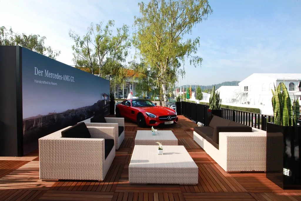Lounge Center Module XXL Dedon bleach mit Kissensatz Ansicht 2