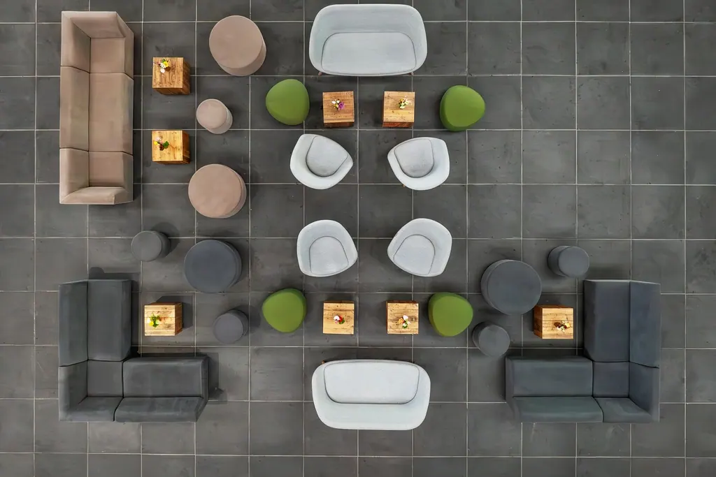Lounge-Hocker Montreal Stoff Ansicht 4