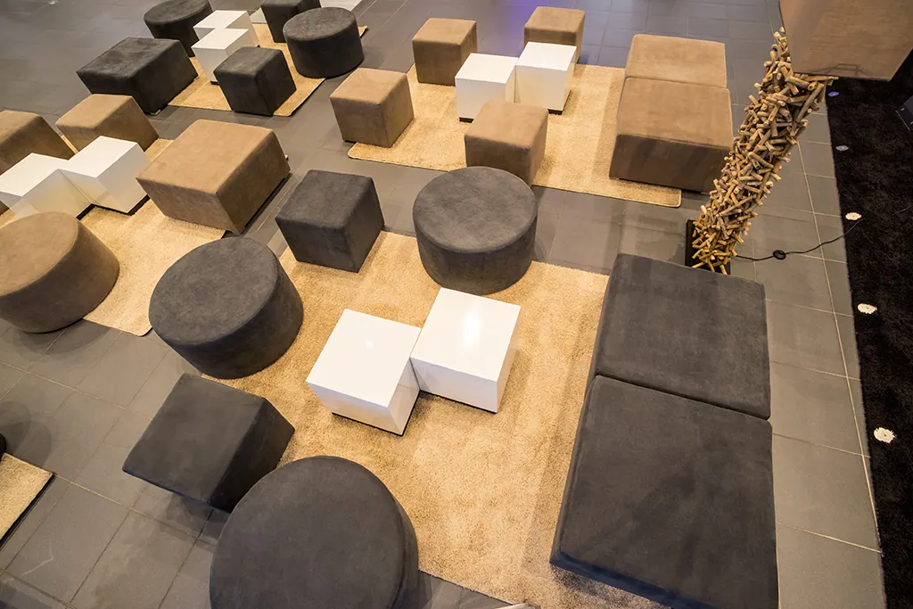 Lounge-Hocker Ontario Stoff Ansicht 2