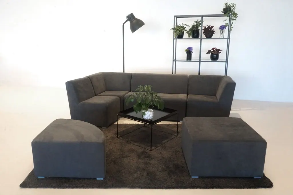 Lounge-Hocker Ontario Dreieck Stoff Ansicht 3