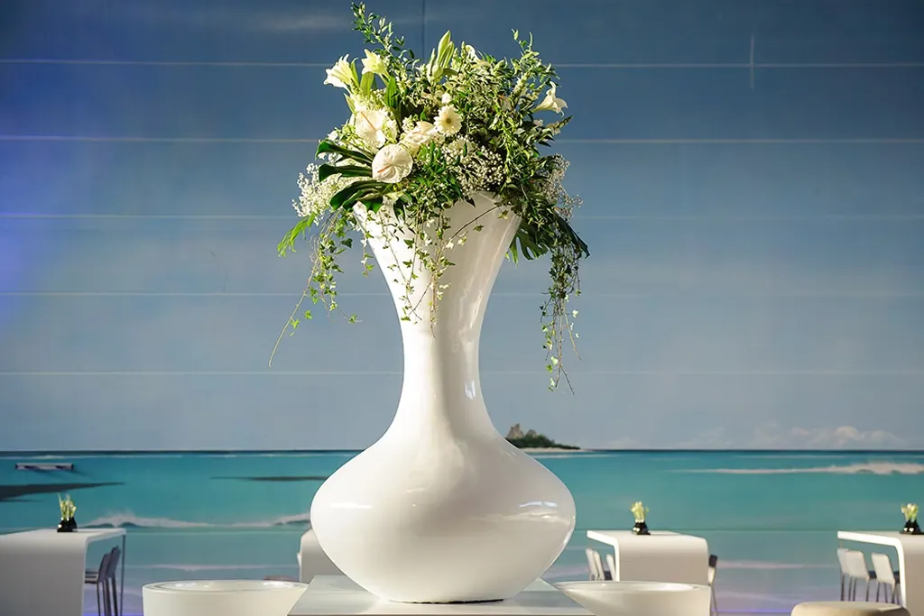 Rosali Fiberglas Vase Ansicht 2