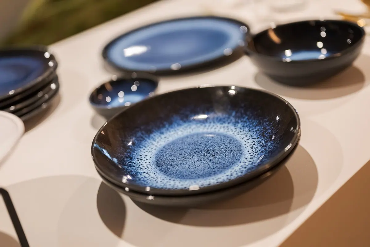 Teller halbtief blue iris Mysa Ansicht 2