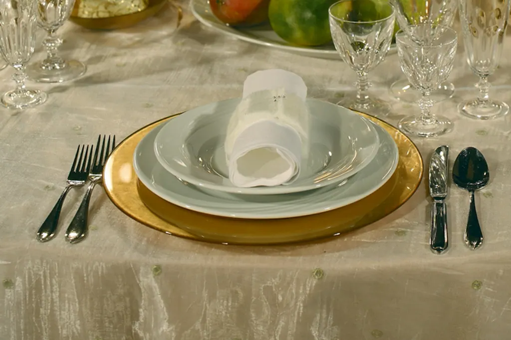 Teller flach Luxus Ansicht 3