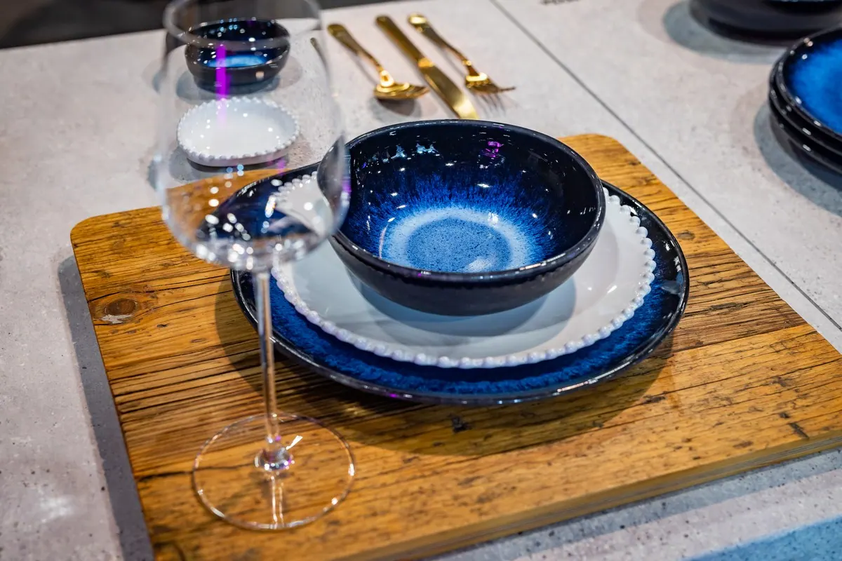 Teller flach blue iris Mysa Ansicht 3