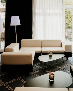 Loungetisch BIARRITZ BLACK Groß Ansicht 2