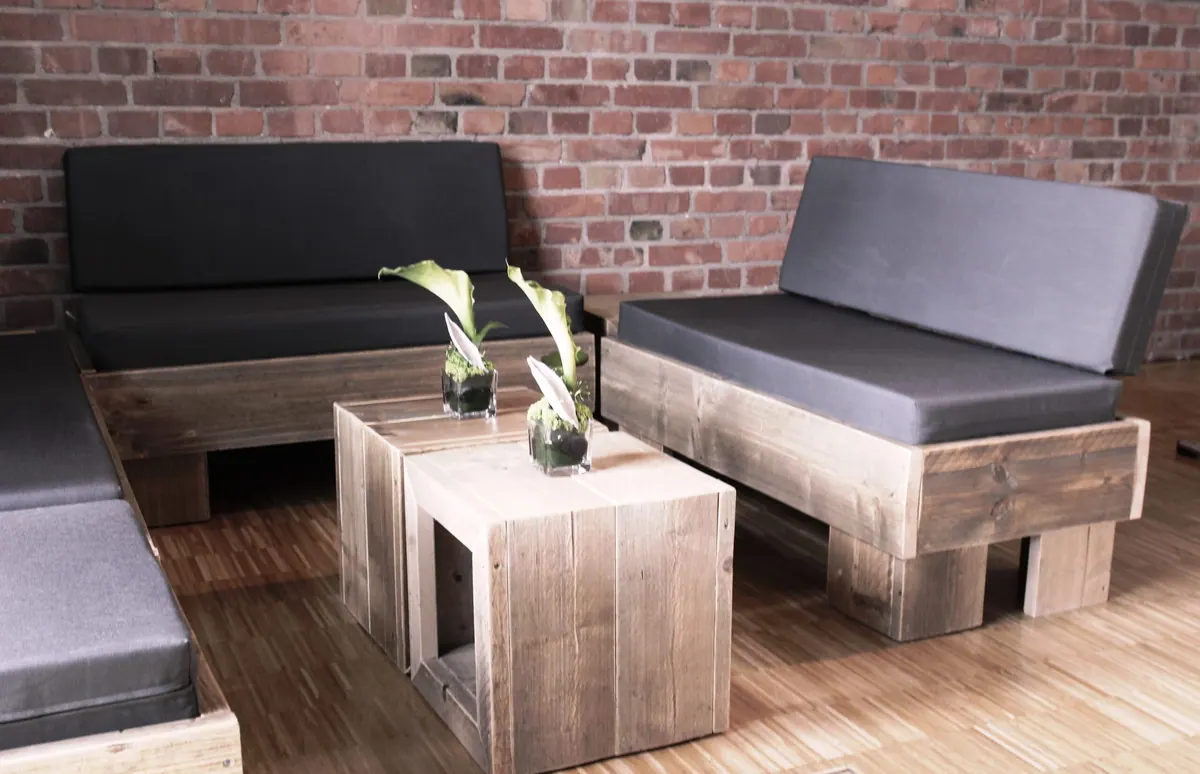 Loungetisch Cube JUSTWOOD Ansicht 2
