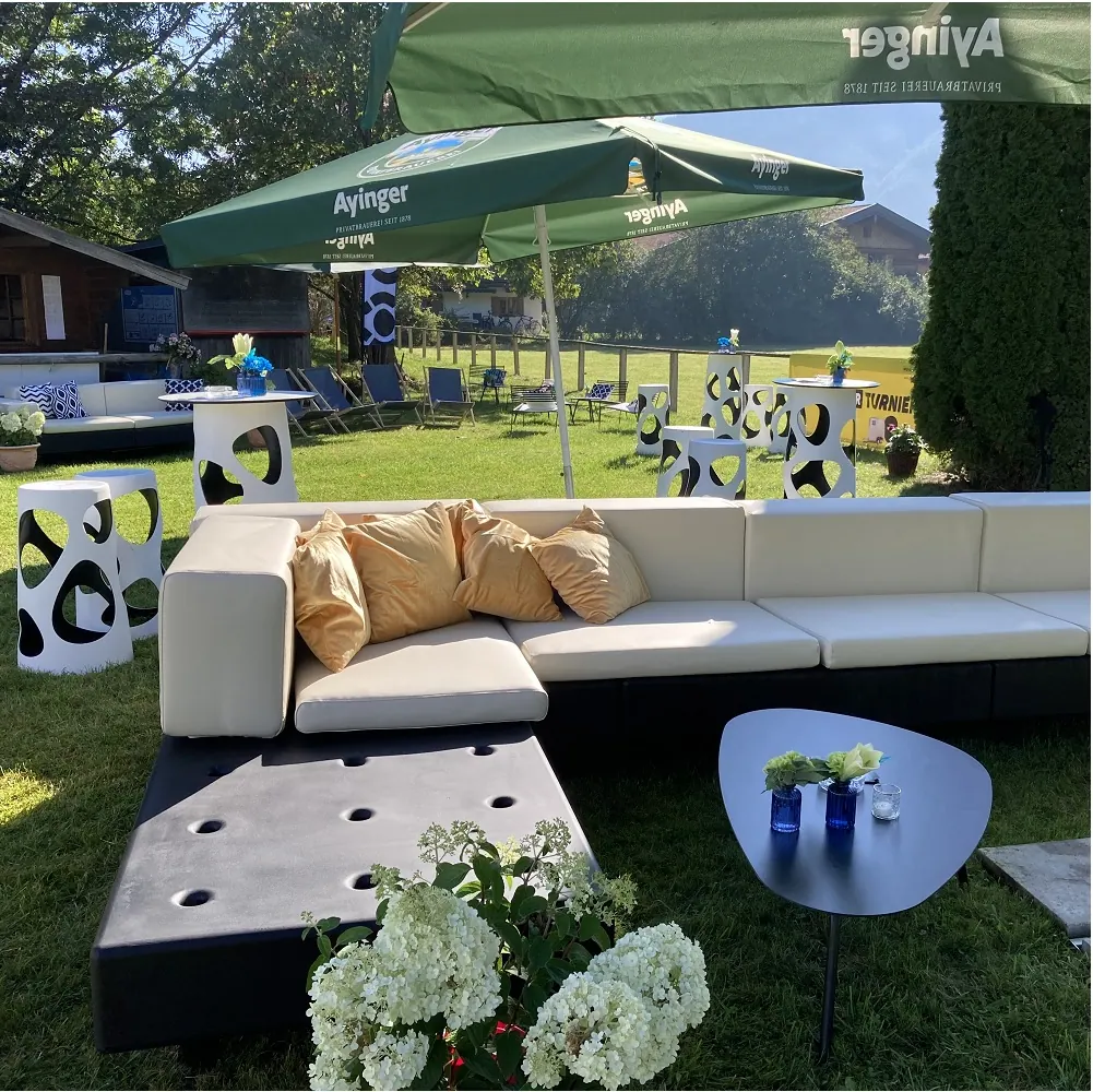 Sofa- Kissen Velours Ansicht 2