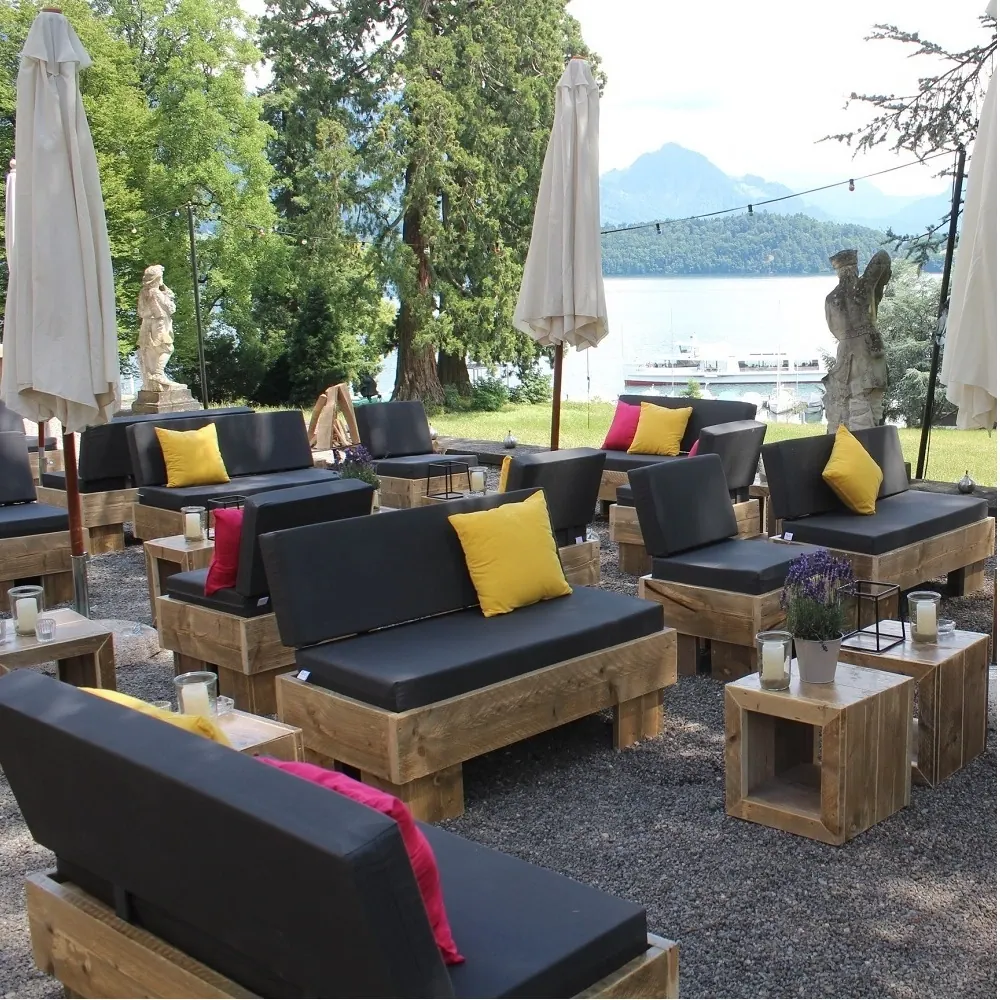 Lounge-Sofa Zweisitzer JUSTWOOD Ansicht 4