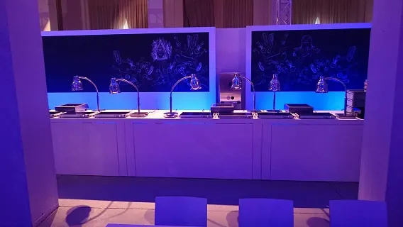 Buffetbrückentisch 200 COSMOS Ansicht 2
