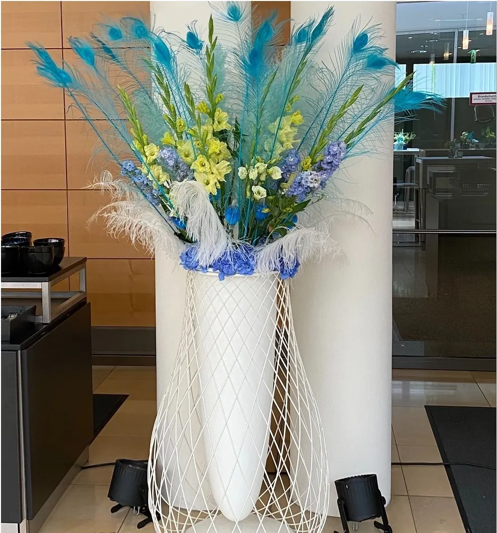 Frische Blumendekoration mit Bodenvase BIARRITZ Ansicht 3