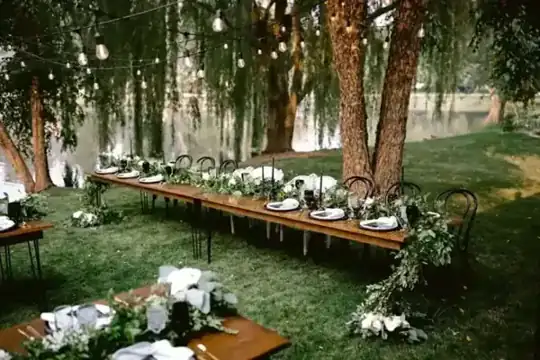Buffet am See – Ideenbild – Catering – CREAVENTIS Messebau & Eventausstattung
