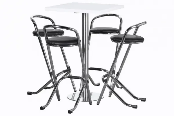 Barhocker Chrom Ansicht 4