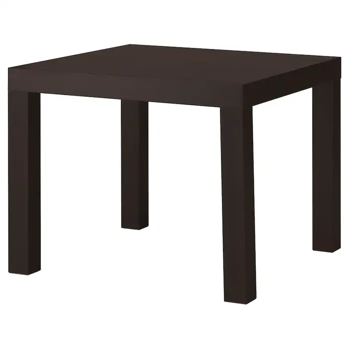 Beistelltisch – 55 × 55 cm, schwarz