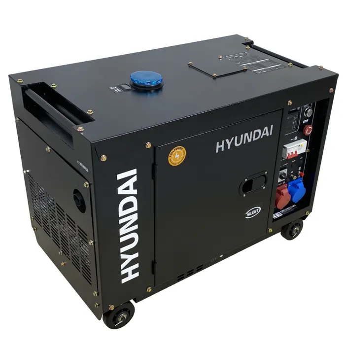 Stromaggregat Hyundai – 9 kVA, Diesel, schallgedämmt
