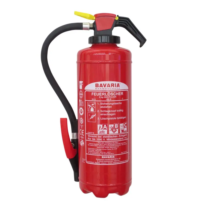 Feuerlöscher – 6 kg Pulver, ABC