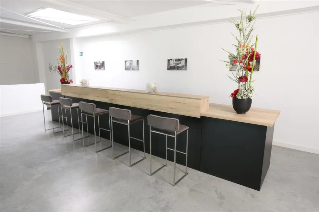 Barhocker Riva EDELSTAHL Samt Ansicht 2
