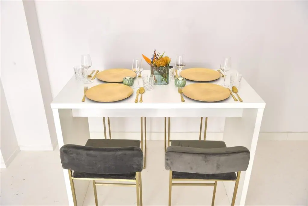 Barhocker Riva GOLD Samt Ansicht 3