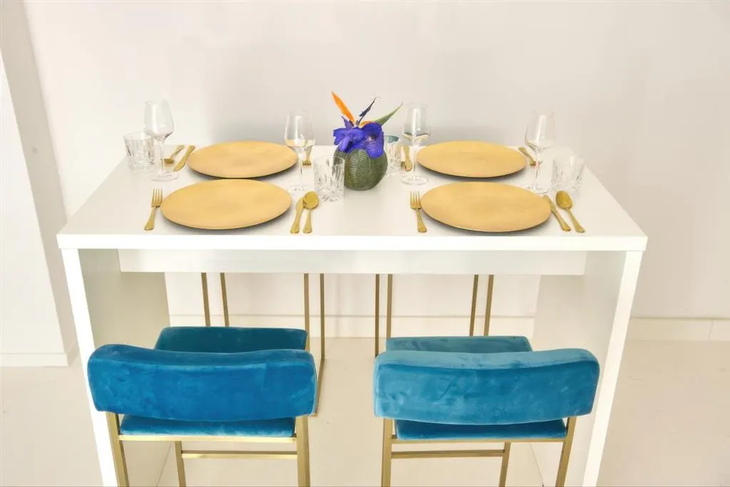 Barhocker Riva GOLD Samt Ansicht 3