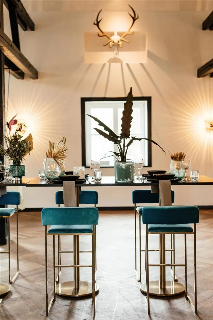 Barhocker Riva GOLD Samt Ansicht 7