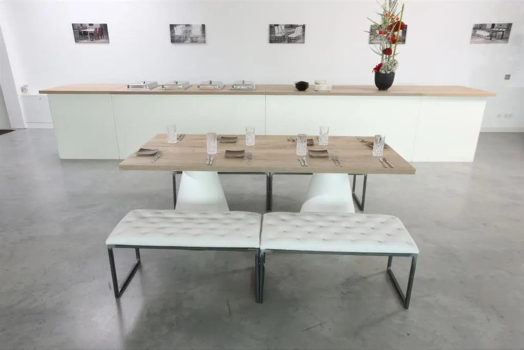 Buffetanlage Murano weiß B200cm Ansicht 4