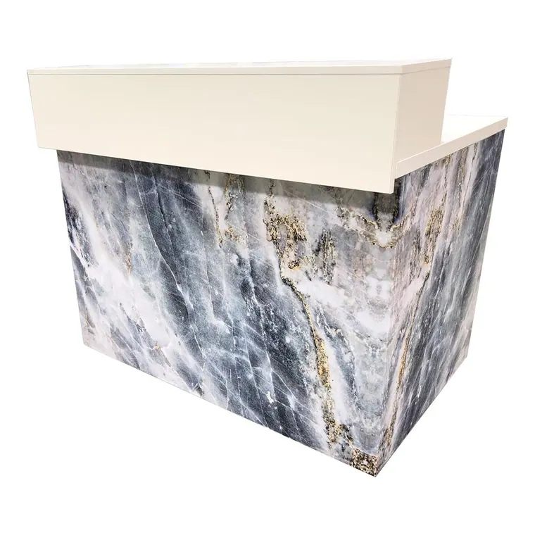 Thekenanlage Marmor BLAU Aufsatz