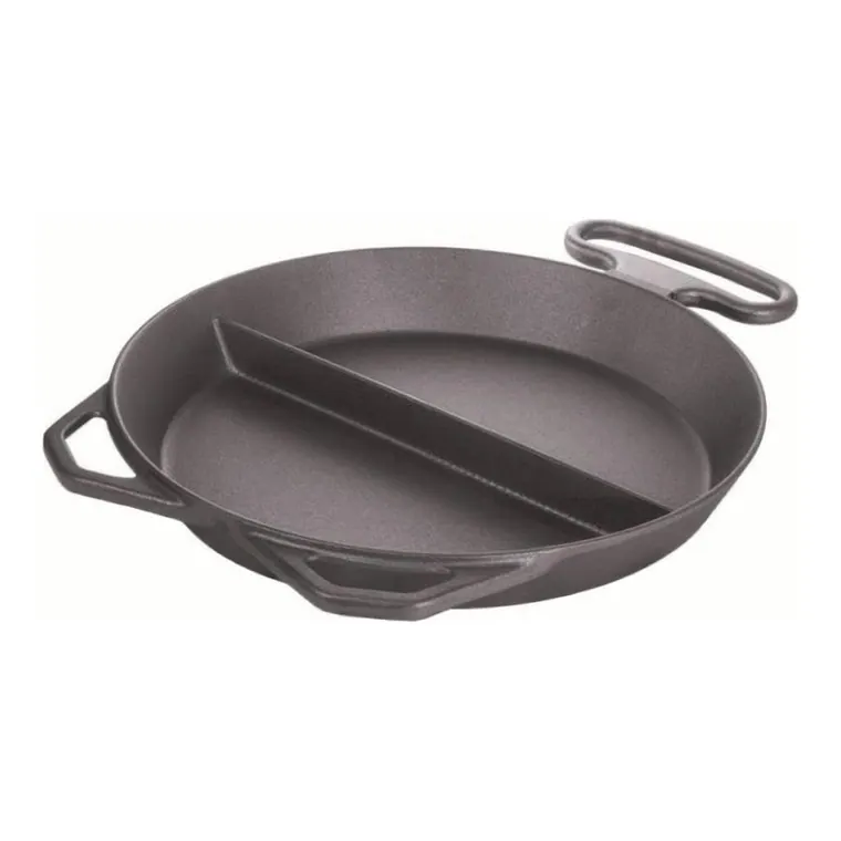 Mittlere Bratpfanne geteilt D 65cm
