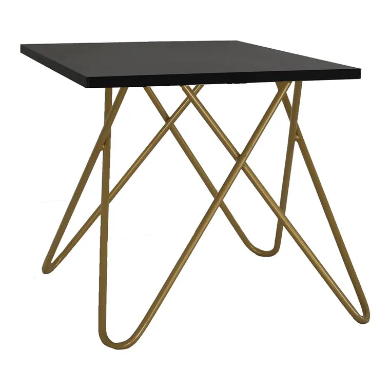 Beistelltisch klein Chloe GOLD Platte