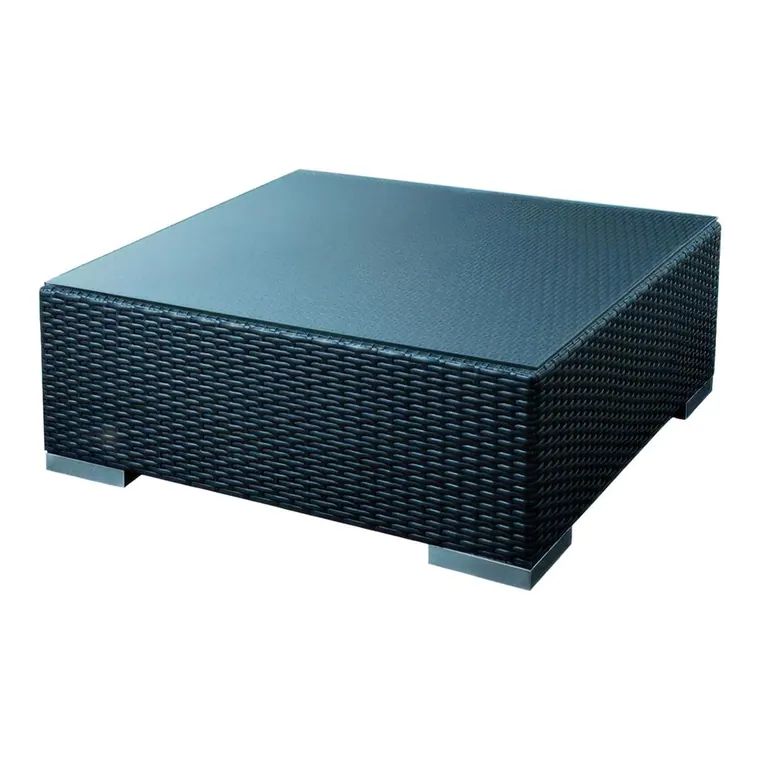 Lounge-Tisch Lotus mit Glasplatte
