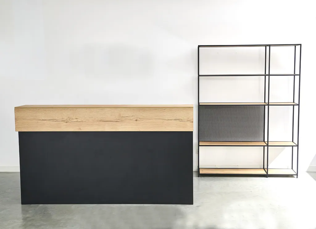 Design-Regal Layla SCHWARZ Ansicht 3