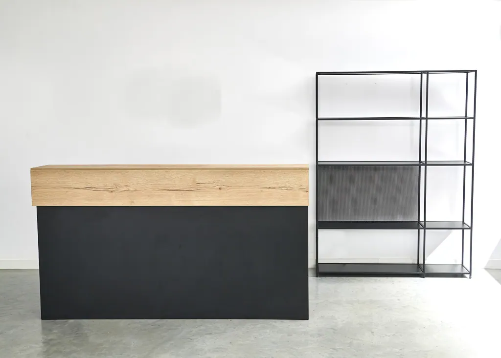 Design-Regal Layla SCHWARZ Ansicht 3