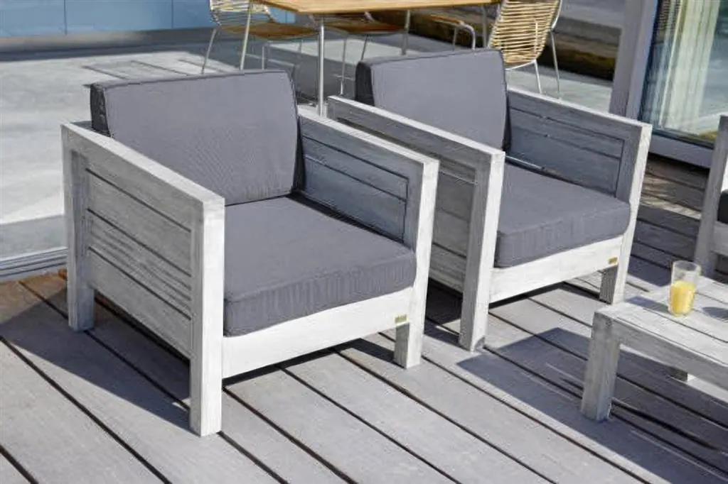 Lounge Vintage Oak Sessel Ansicht 4