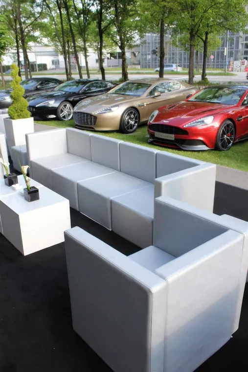 Lounge-Eckelement New Avantgarde Silver