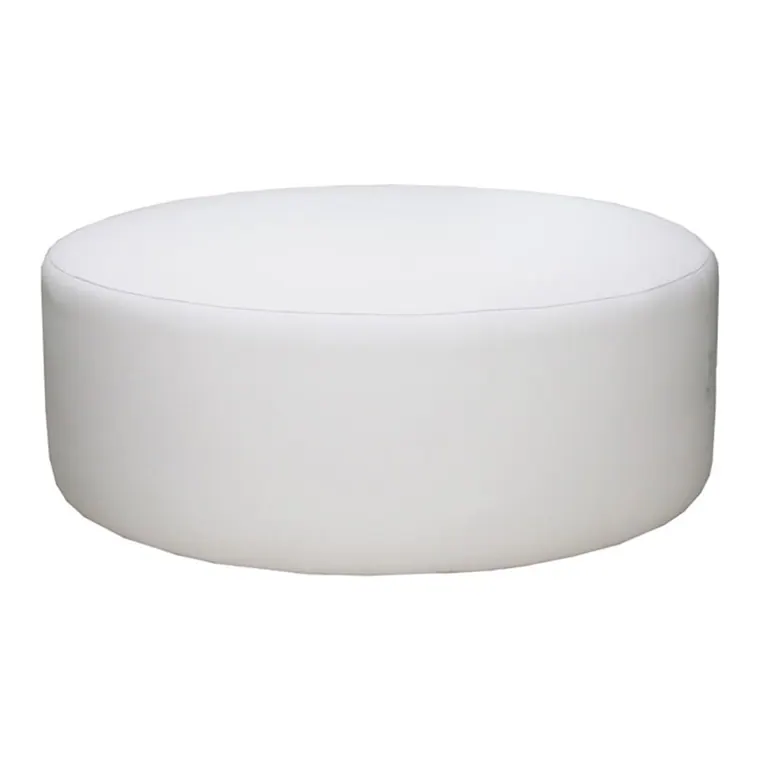 Sitzwürfel weiß rund 90cm