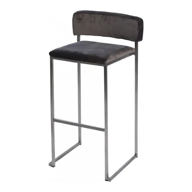 Barhocker Riva EDELSTAHL Samt