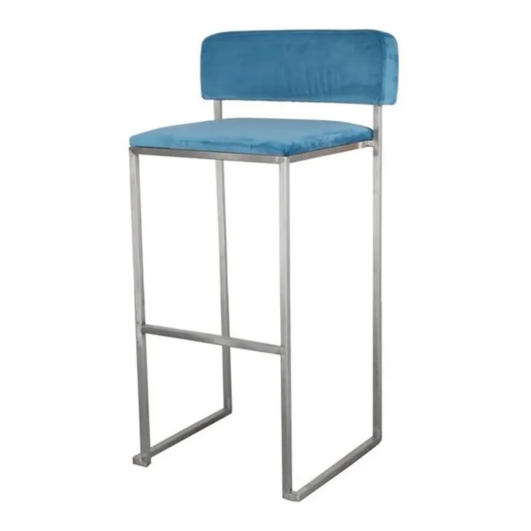 Barhocker Riva EDELSTAHL Samt
