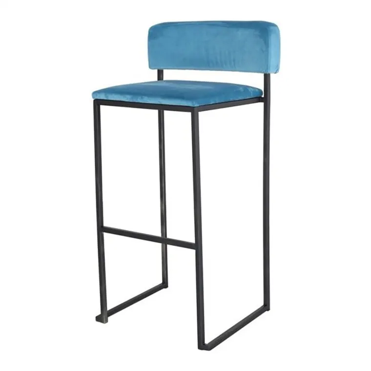 Barhocker Riva SCHWARZ Samt