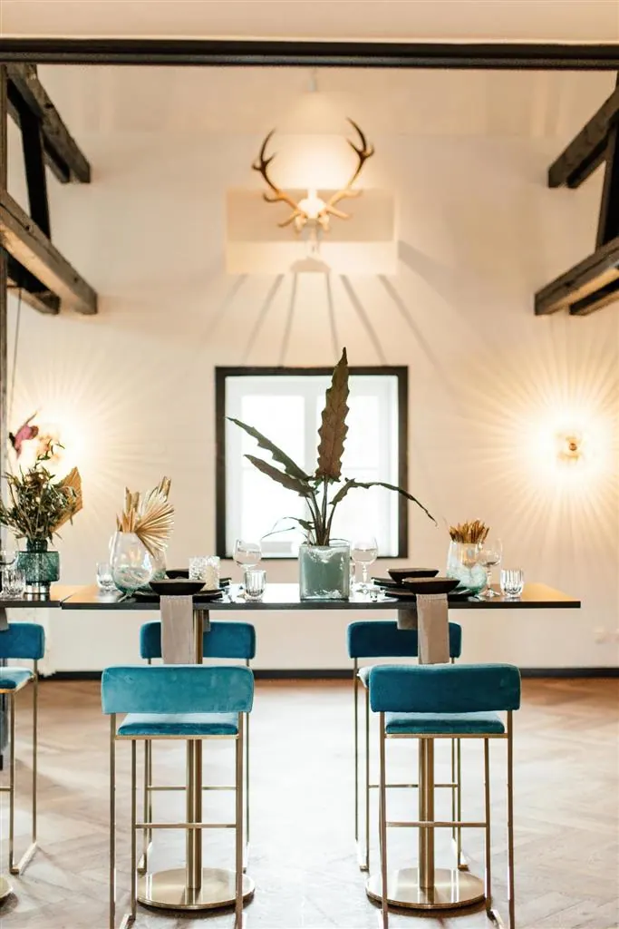 Barhocker Riva GOLD Samt Ansicht 4
